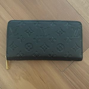 Faux Black LV wallet